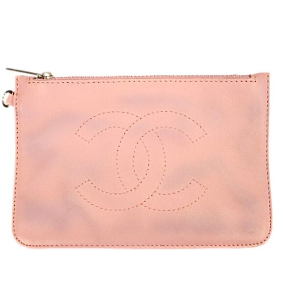 Chanel Cambon Pink Quilted Lambskin Bag w/ Pouch w/ authenticity cards - Picture 6 of 14